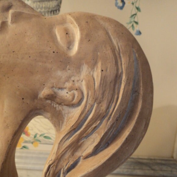 vintage Austin sculpture ~ Faces of Love~large size - Picture 6 of 9